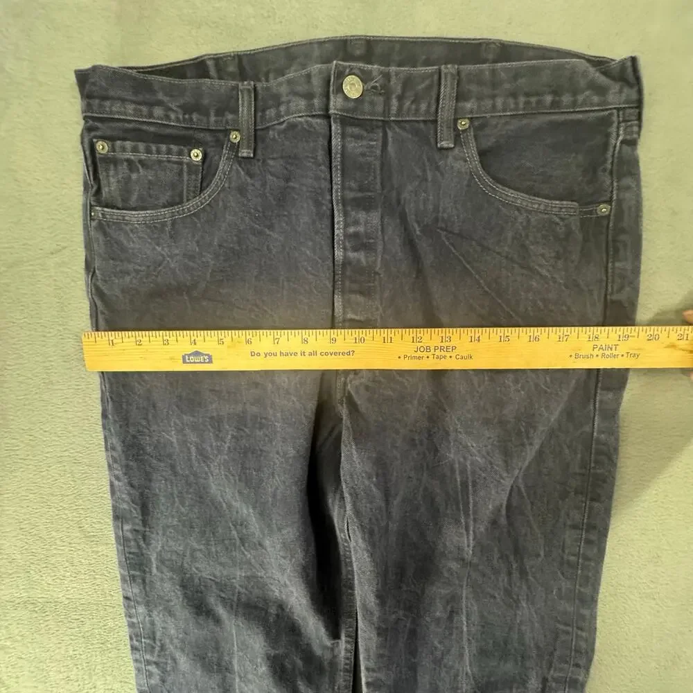 Levi’s 501 XX Jeans Mens 40x32‎ Blue Dyed Canvas Straight Button Fly Grunge Y2K